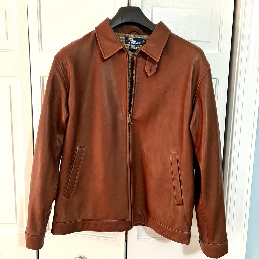 Polo by Ralph Lauren genuine leather jacket - men’s large